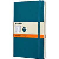 Moleskine Ruled Notebook, Large - Blue