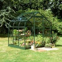B&Q Metal 6X6 Horticultural Glass Greenhouse - 03528440