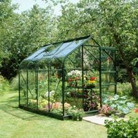 B&Q Metal 6X8 Horticultural Glass Greenhouse - 03528464