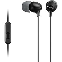 Sony MDR-EX15AP In-Ear Headphones With Mic/Remote - Black