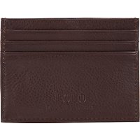 Polo Ralph Lauren Pebble Leather Card Holder - Brown