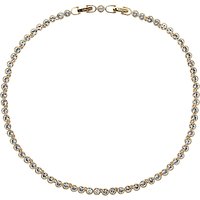 Cachet Swarovski Crystal Tennis Necklace - Gold