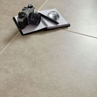 Grey Cement Inspired Design Porcelain Floor Tile Pack Of 5 (L)450mm (W)450mm - 5052931804221