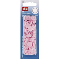 Prym Color Snaps, Pack Of 30 - Baby Pink