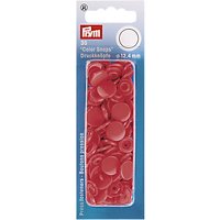 Prym Color Snaps, Pack Of 30 - Red