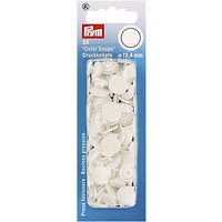 Prym Color Snaps, Pack Of 30 - White