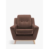 G Plan Vintage The Fifty Three Leather Armchair - Capri Leather Oak