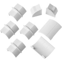 D-Line ABS Plastic White Conduit Fitting (W)22mm Pack Of 1 - 5060226646135