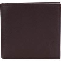 Polo Ralph Lauren Pebble Leather Wallet - Brown