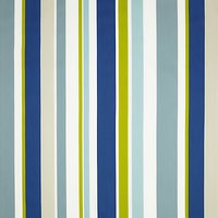 Little Home At John Lewis Harrison Stripe Furnishing Fabric - Blue / Green