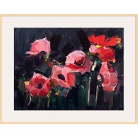 James Fullarton - Pink Poppies - Natural Ash Framed Print