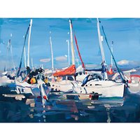 James Fullarton - Red Sail - Stretched Canvas
