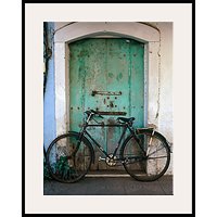 Gill Copeland - Indian Bike - Black Framed Print