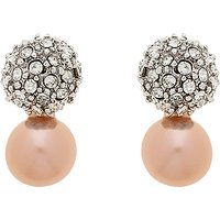 Finesse Freshwater Pearl Stud Earrings - Pink