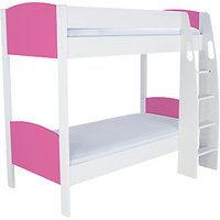 Stompa Uno S Plus Detachable Bunk Bed Frame - White/Pink