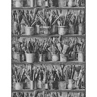 Andrew Martin Paintbox Wallpaper, Pack Of 2 - Charcoal