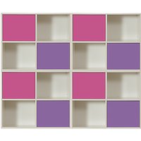 Stompa Uno S Plus 4 Unit Storage Combination - Pink/Purple