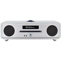 Ruark R4 MK3 DAB/DAB+/FM Radio & CD Bluetooth All-In-One Music System With OLED Display - White