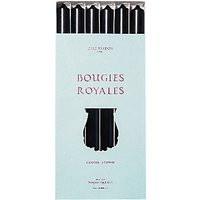 Cire Trudon Royale Tapered Dinner Candles, Set Of 6 - Black
