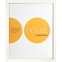 House By John Lewis MDF Wrap Picture Frame, 24 X 30cm - White