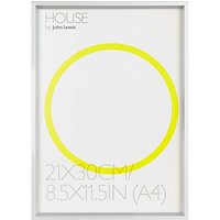 House By John Lewis Photo Frame, A4 (30 X 21cm) - Silver