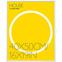 House By John Lewis Aluminium Photo Frame, 50 X 40cm - White