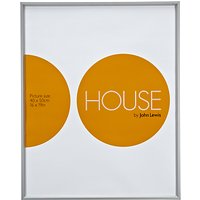 House By John Lewis Aluminium Photo Frame, 50 X 40cm - Silver