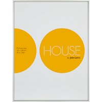 House By John Lewis Aluminium Photo Frame, 18 X 24 (45 X 60cm) - Silver
