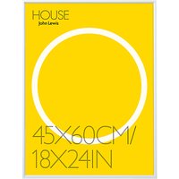 House By John Lewis Aluminium Photo Frame, 18 X 24 (45 X 60cm) - White