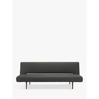Innovation Unfurl Sofa Bed With Pocket Sprung Mattress, Dark Leg - Dark Grey Flashtex Graphite