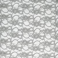 Corded Lace Fabric - Silver