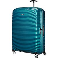 Samsonite Lite-Shock Spinner 4-Wheel 82cm Suitcase - Petrol Blue