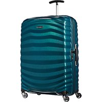 Samsonite Lite-Shock 4-Wheel 75cm Large Suitcase - Petrol Blue