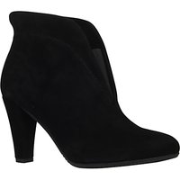 Carvela Comfort Rida Mid Heel Ankle Boots - Black Suede