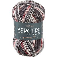 Bergere De France Goomy 50 Wool Mix 3 Ply Yarn, 50g - Prune
