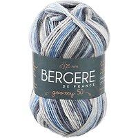Bergere De France Goomy 50 Wool Mix 3 Ply Yarn, 50g - Bleu