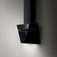 Elica Ascent 60cm Wall Mounted Chimney Cooker Hood - Black Glass