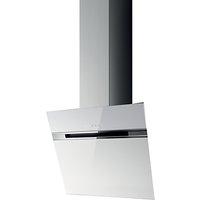 Elica Ascent 60cm Wall Mounted Chimney Cooker Hood - White Glass