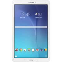 Samsung Galaxy Tab E Tablet, Quad-core, Android, 9.6, 8GB, Wi-Fi - White