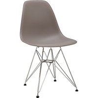 Vitra Eames DSR 43cm Side Chair - Mauve Grey / Chrome
