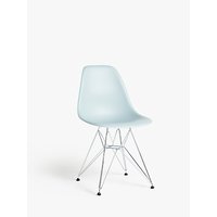 Vitra Eames DSR 43cm Side Chair - Ice Grey / Chrome
