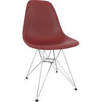 Vitra Eames DSR 43cm Side Chair - Oxide Red / Chrome