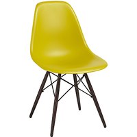 Vitra Eames DSW 43cm Side Chair - Mustard / Dark Maple