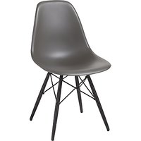 Vitra Eames DSW 43cm Side Chair - Grey / Black Maple