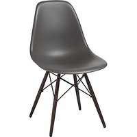 Vitra Eames DSW 43cm Side Chair - Grey / Dark Maple