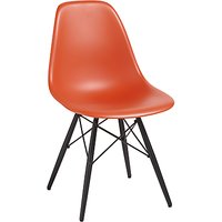 Vitra Eames DSW 43cm Side Chair - Red / Black Maple