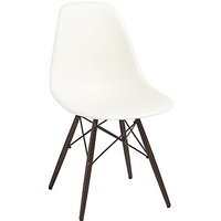 Vitra Eames DSW 43cm Side Chair - Cream / Dark Maple