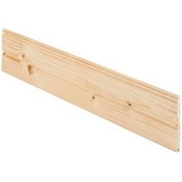 Timber Cladding Smooth Cladding (T)7.5mm (W)95mm (L)1800mm Pack Of 5 - 04050223
