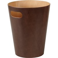 Umbra Wood Wastepaper Bin - Brown