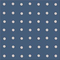 Cath Kidston For Harvey Maria Spot Vinyl Floor Tiles, 1.115m² Pack - Spot Prussian Blue